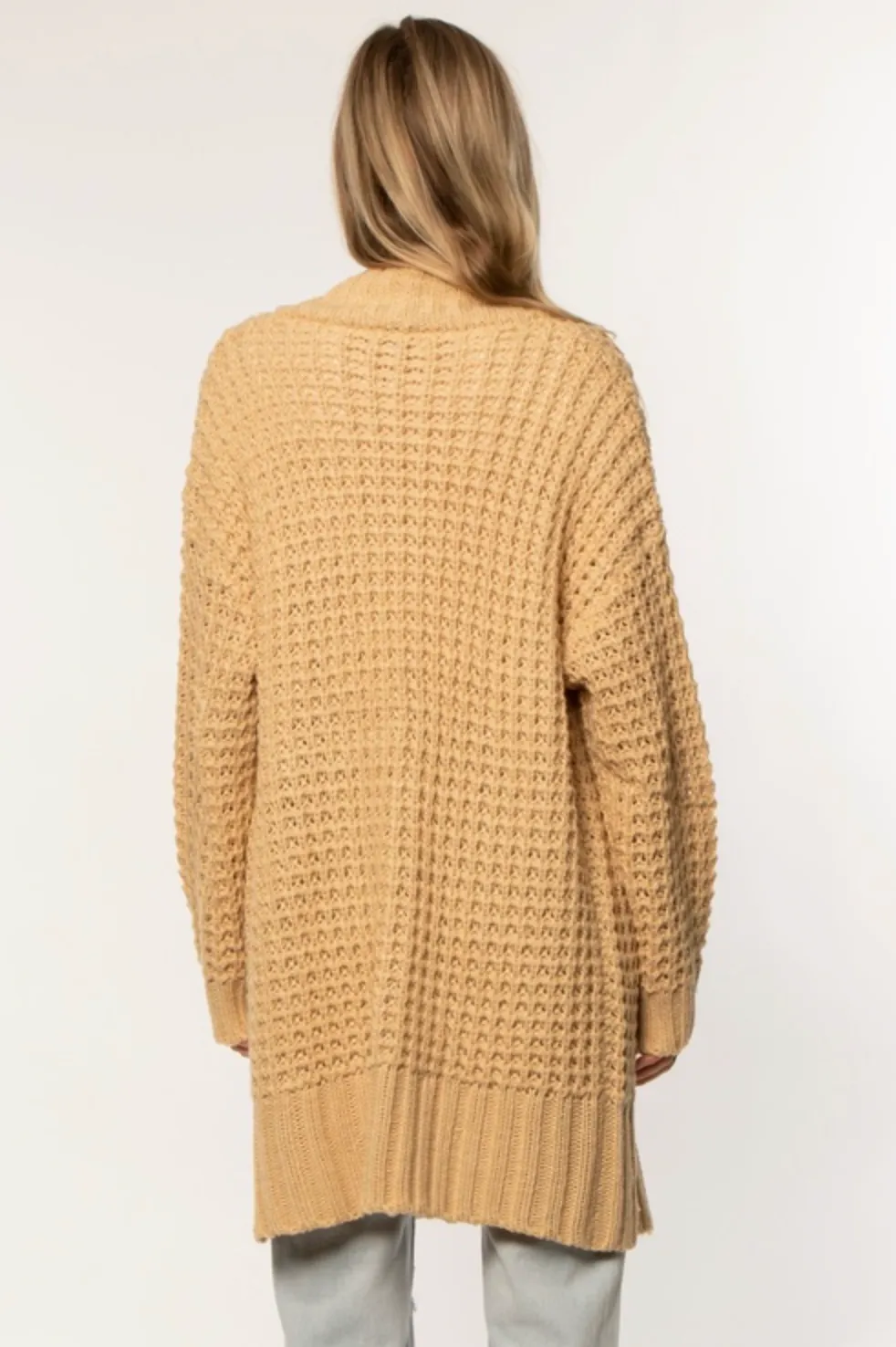 Bonita LS Knit Sweater - Seashell