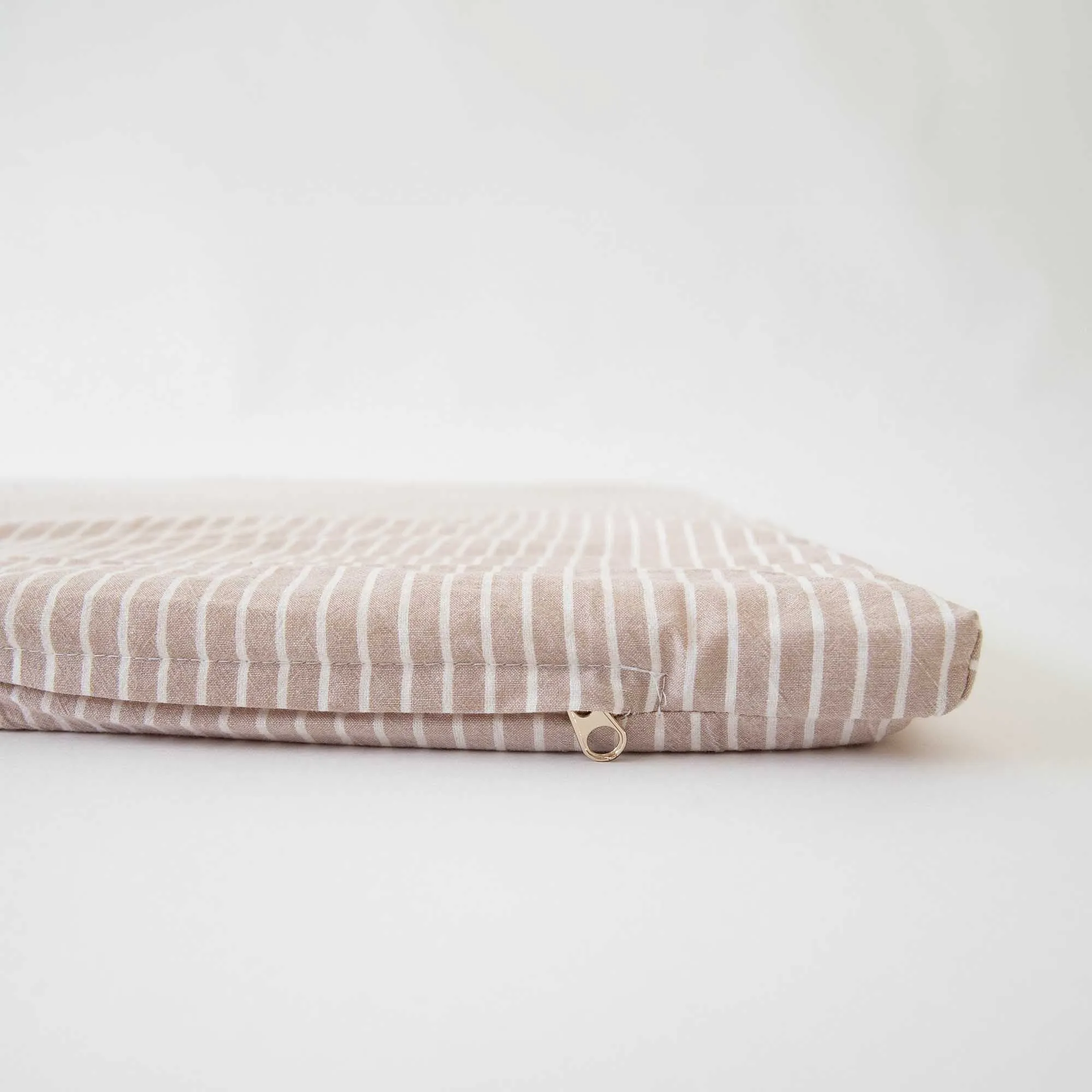 Hamptons Stripe Cotton Padded Play Mat | Memory Foam Comfort & Machine Washable Cover