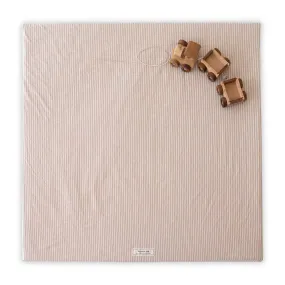 Hamptons Stripe Cotton Padded Play Mat | Memory Foam Comfort & Machine Washable Cover