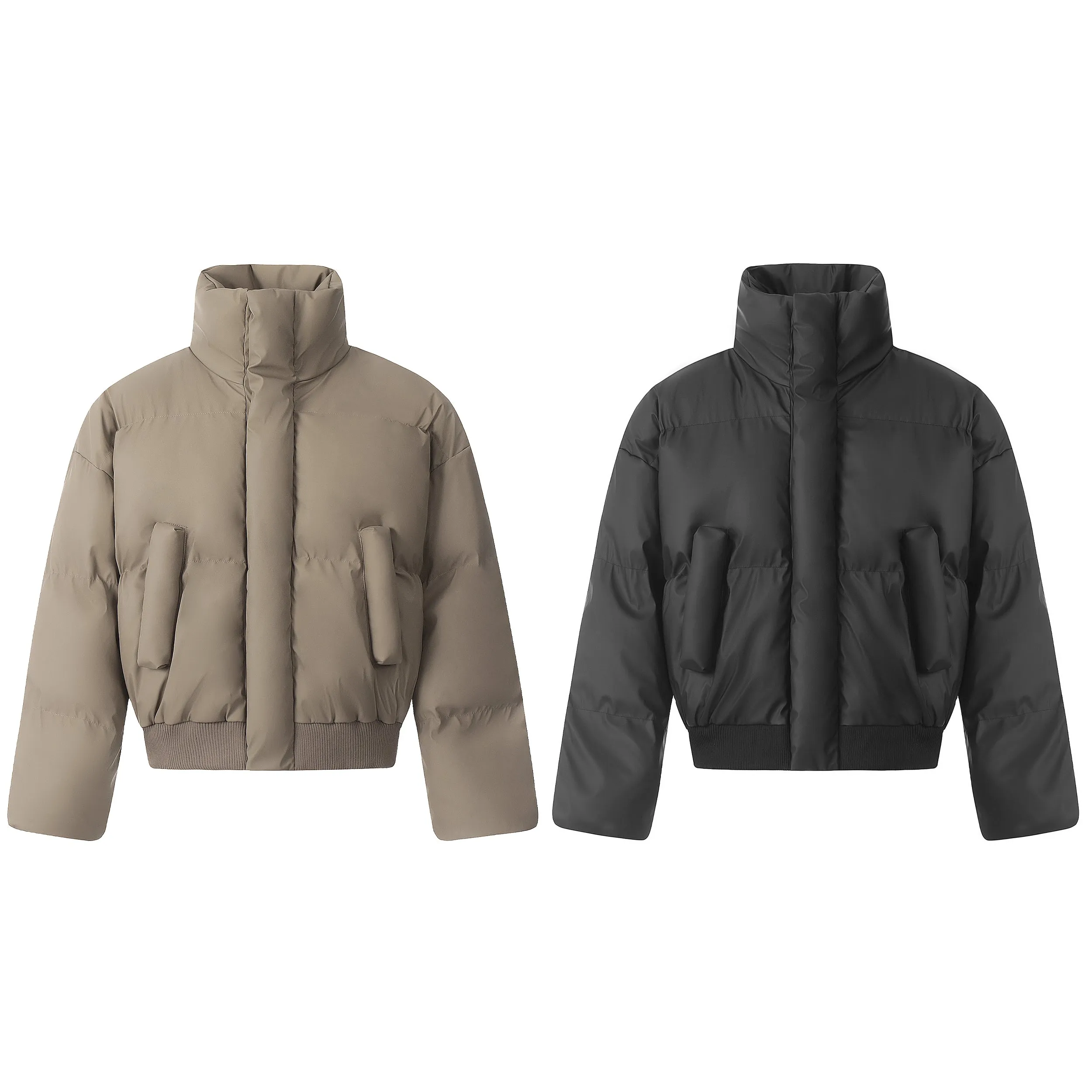 Urban Guard | High-Collar Insulated Puffer