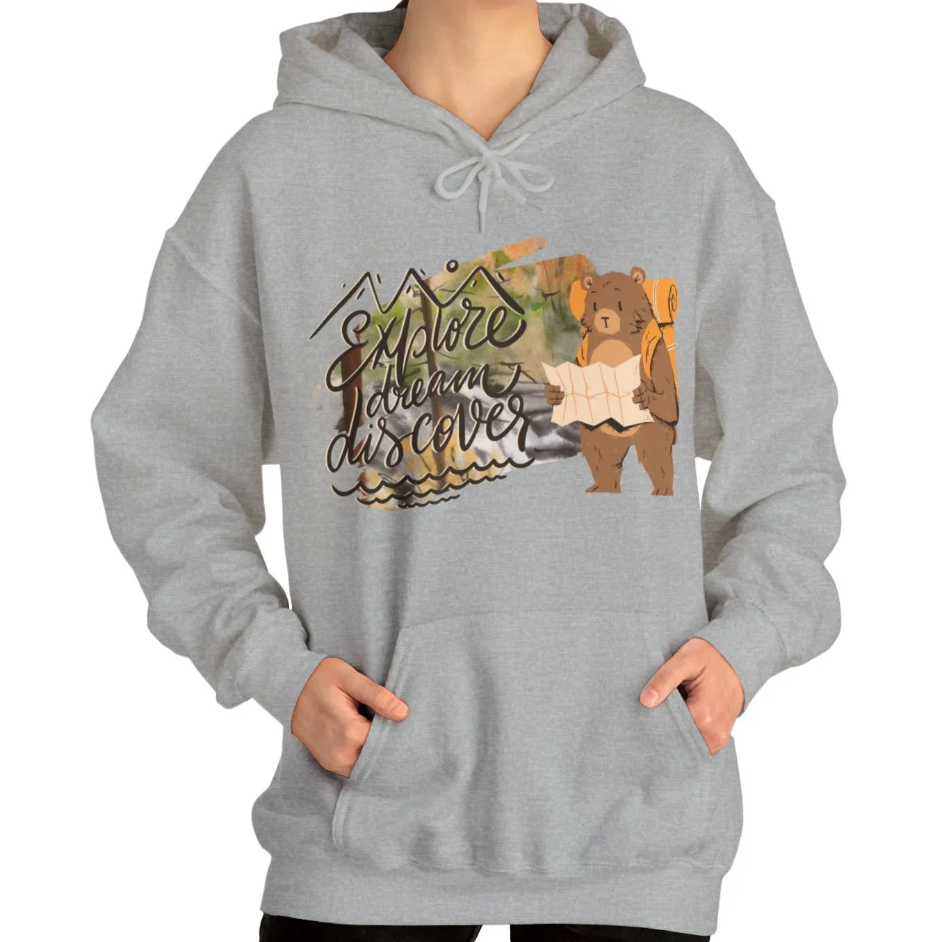 Women's Hoodie: 'Explore, Dream, Discover' - Cozy Comfort for Stylish Adventurers!